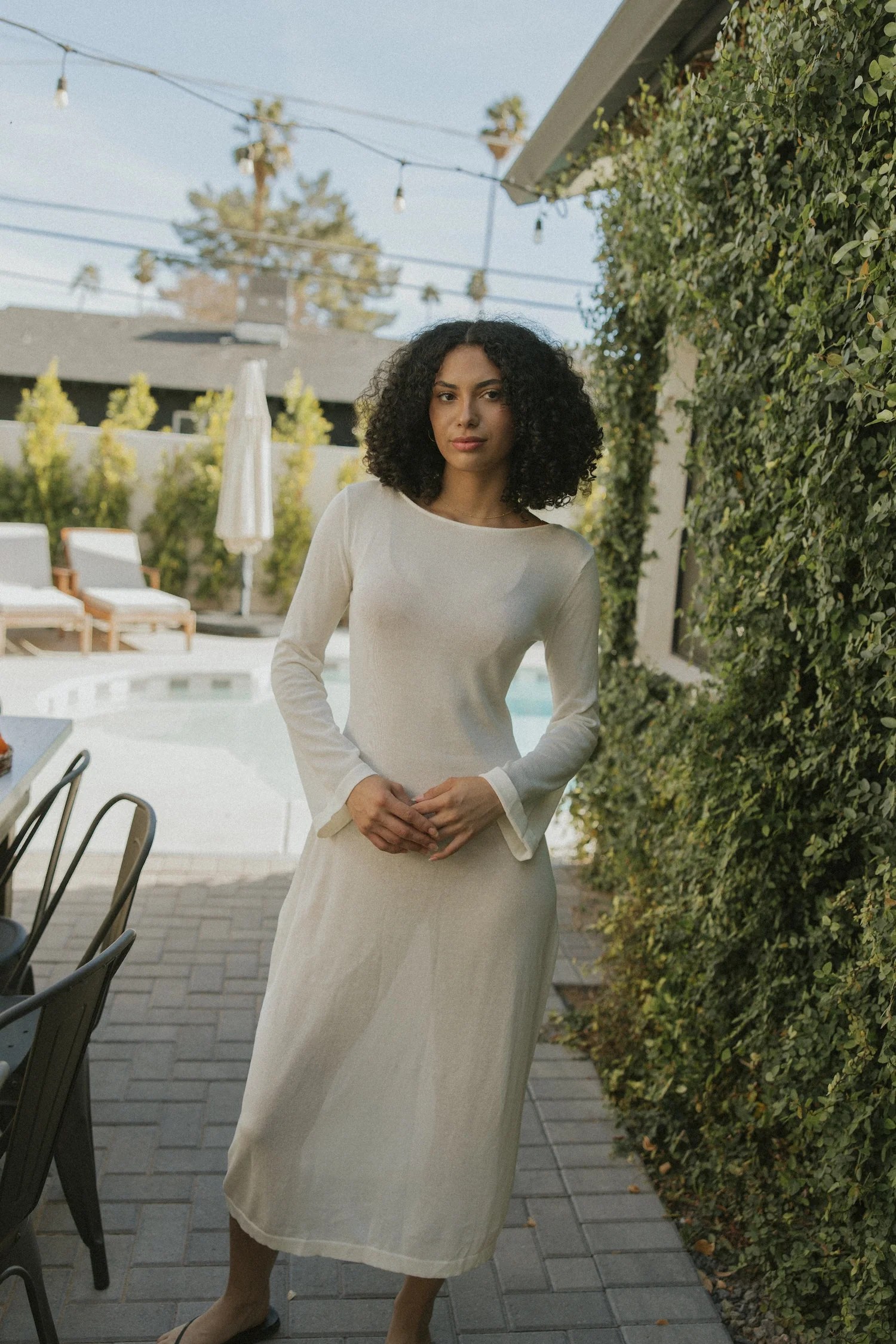 Amara Sheer Cover Up Dress | Altair X Geode Swimwear - Image 8