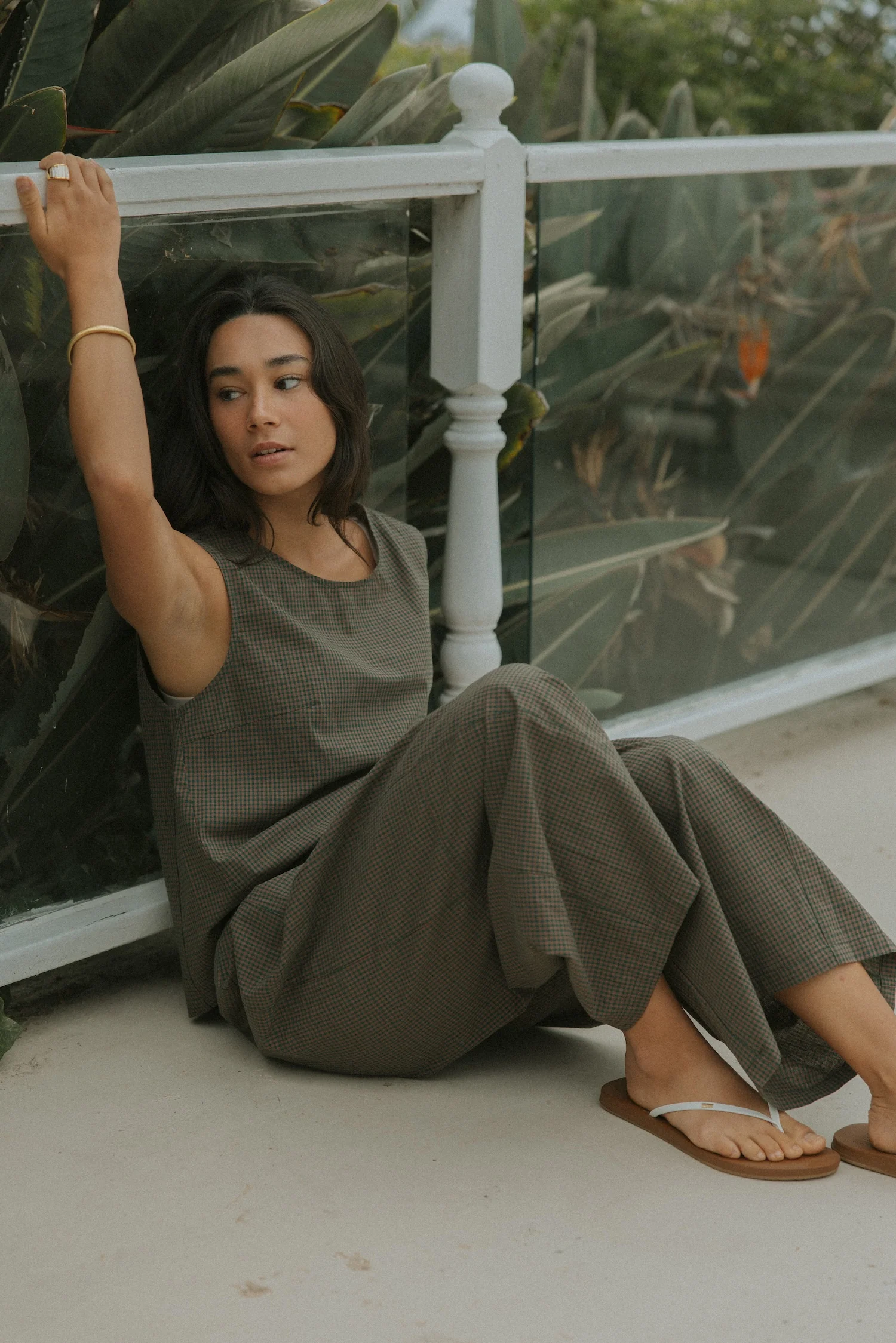 Blair Barrel Pant | Gingham - Image 6
