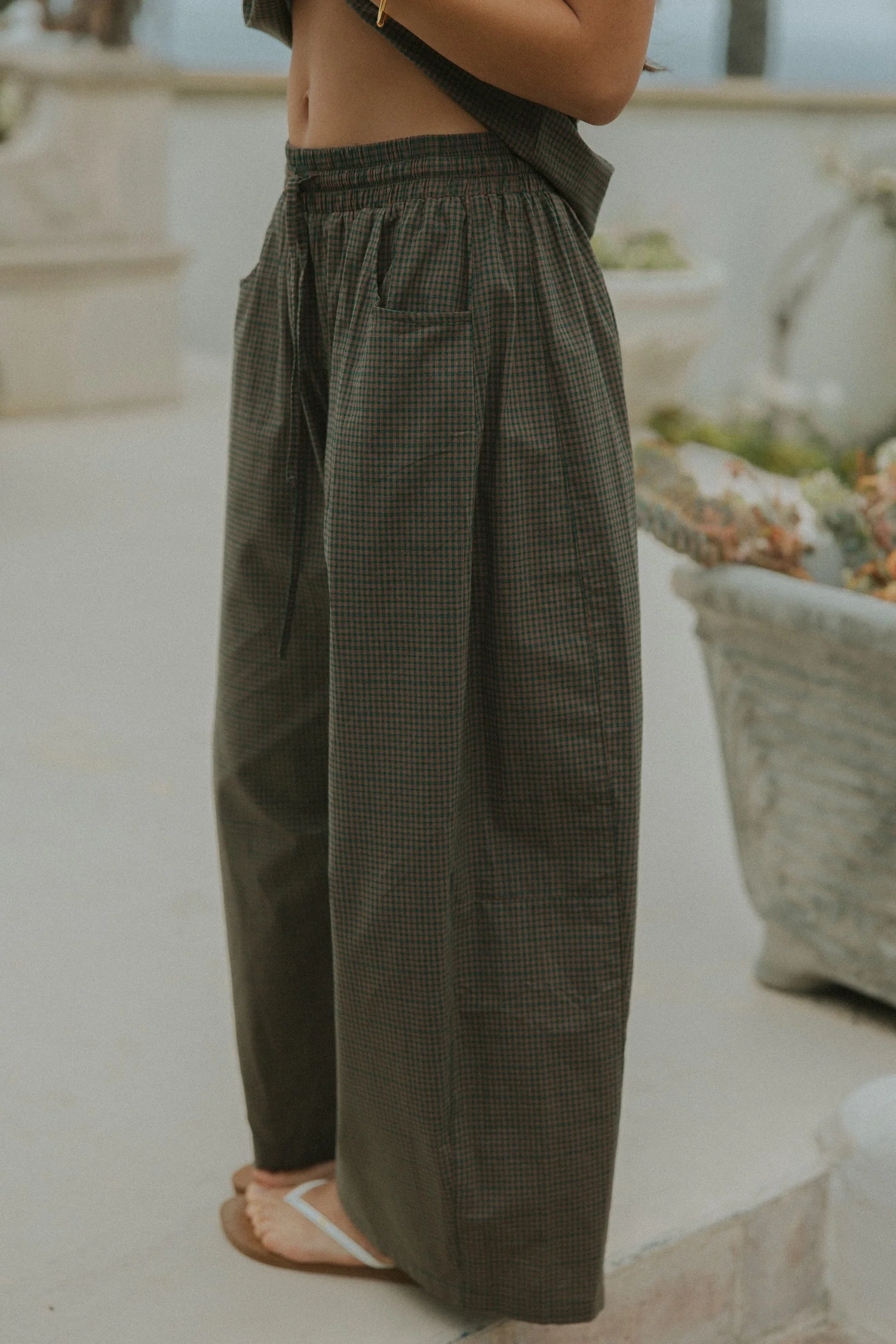 Blair Barrel Pant | Gingham - Image 8