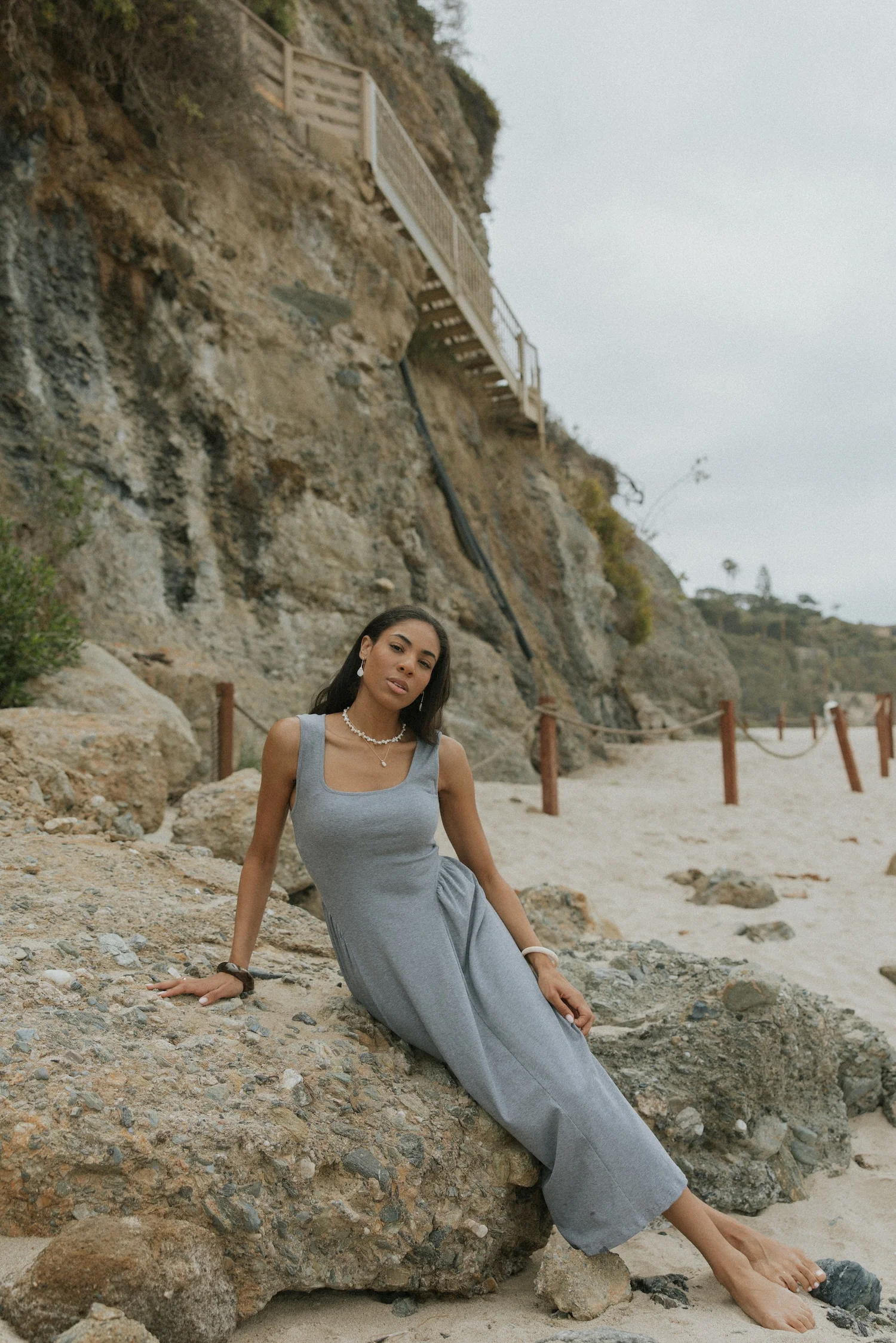 Cosette Dress | Gray - Image 7