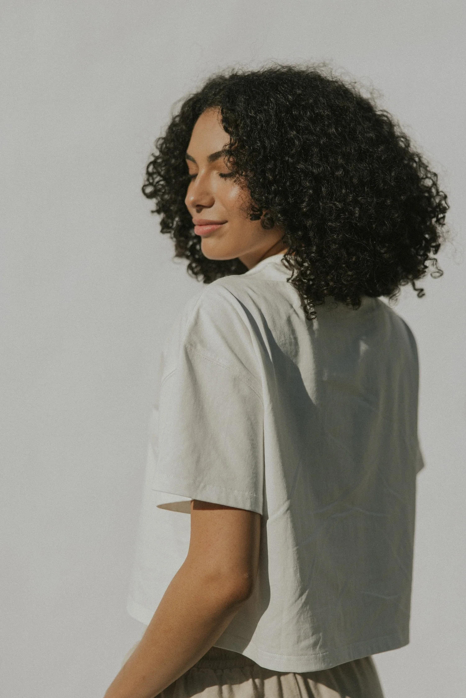 Essential Cotton Boxy Tee | White - Image 7
