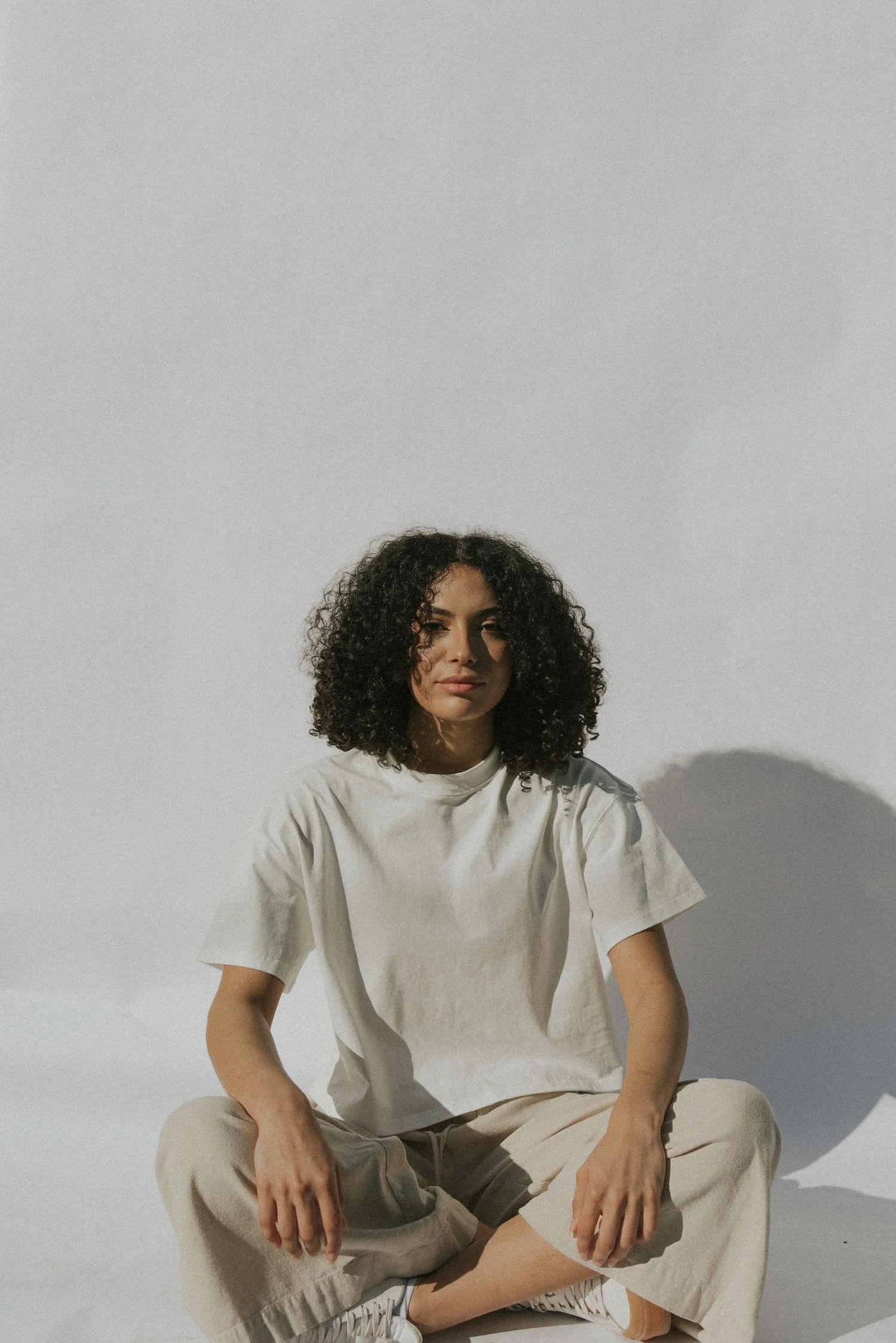Essential Cotton Boxy Tee | White - Image 8