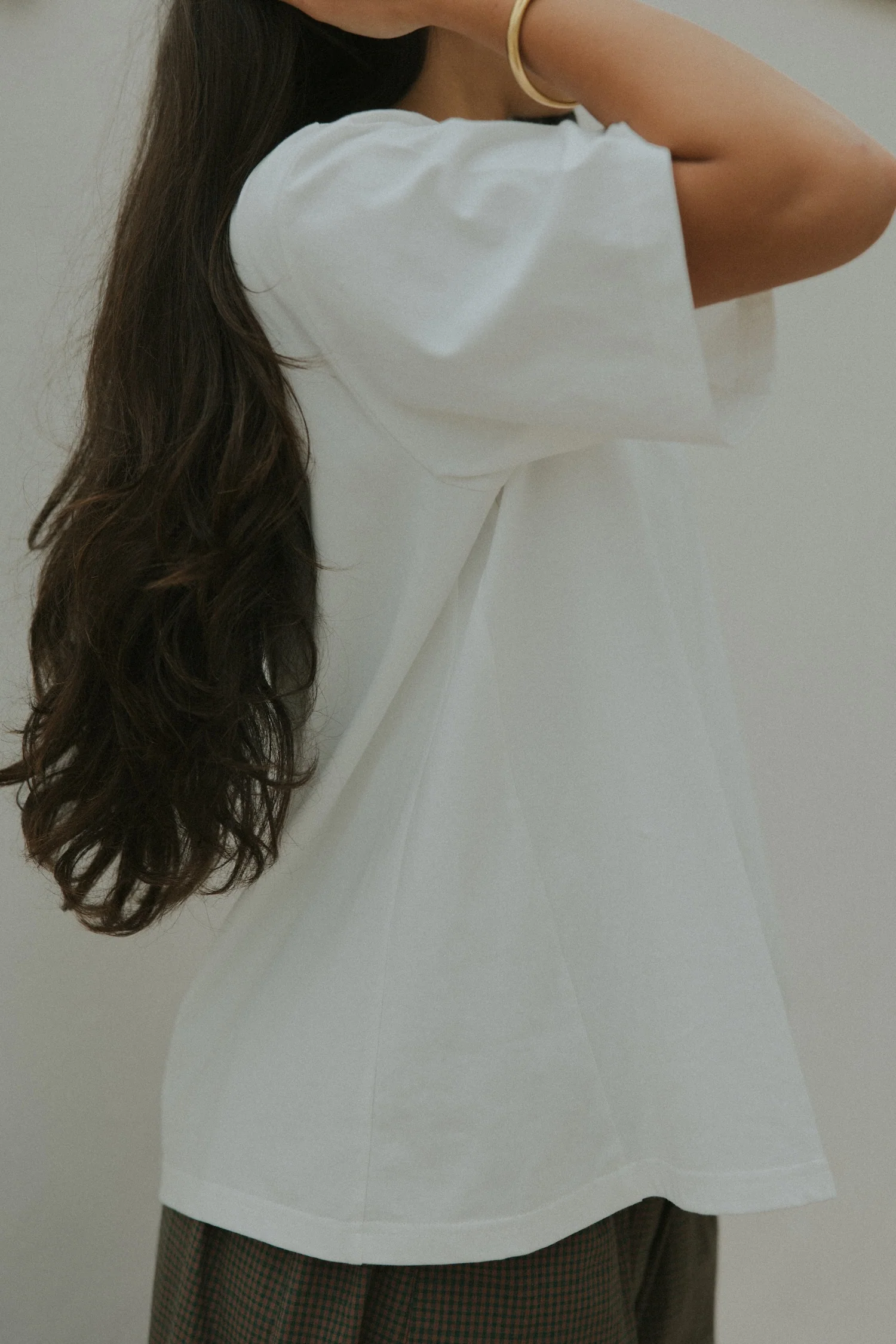 Essential Oversized Cotton Tee | White - Image 7