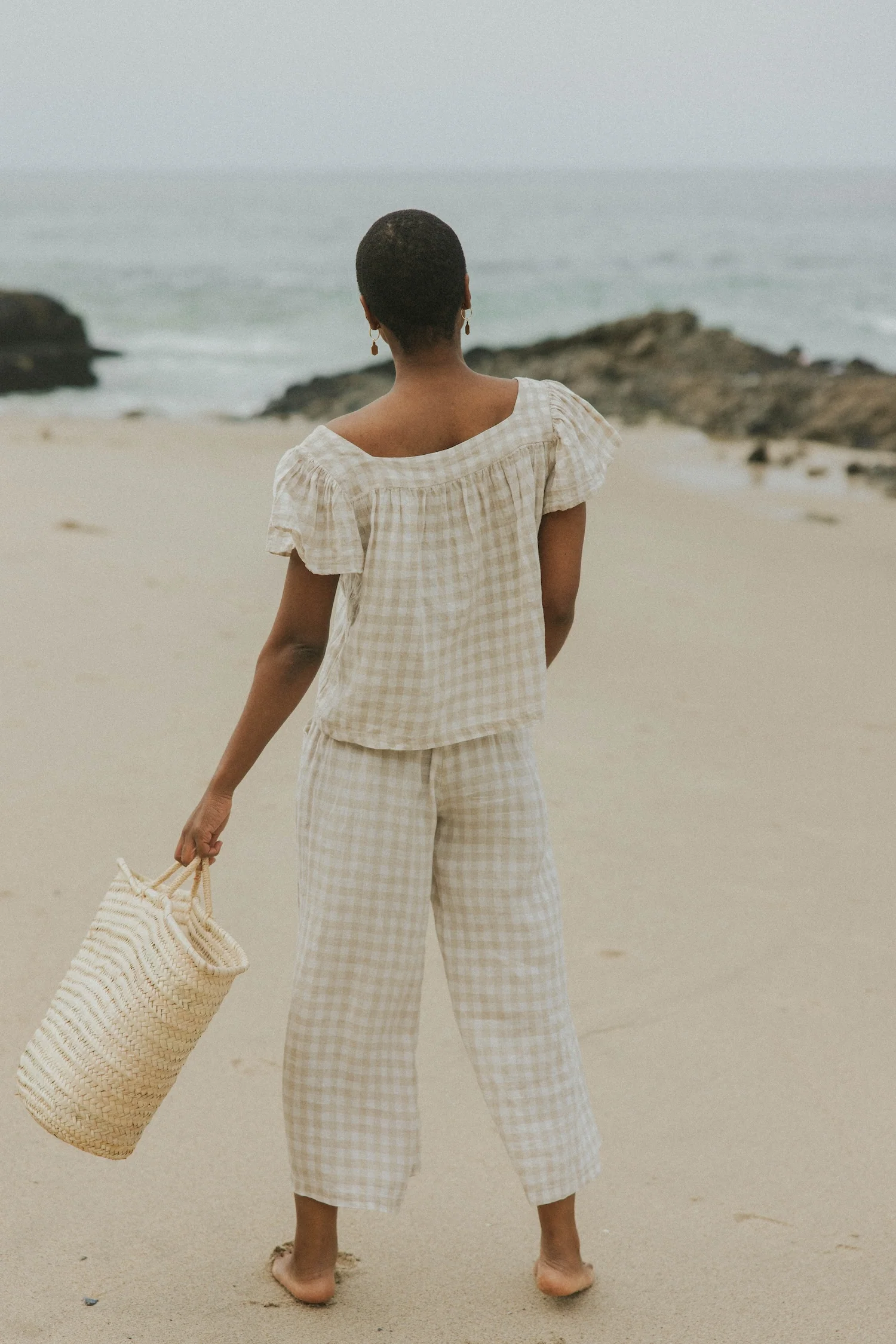 Meadow Pant in Gingham | Women's Gingham Pants - Image 4