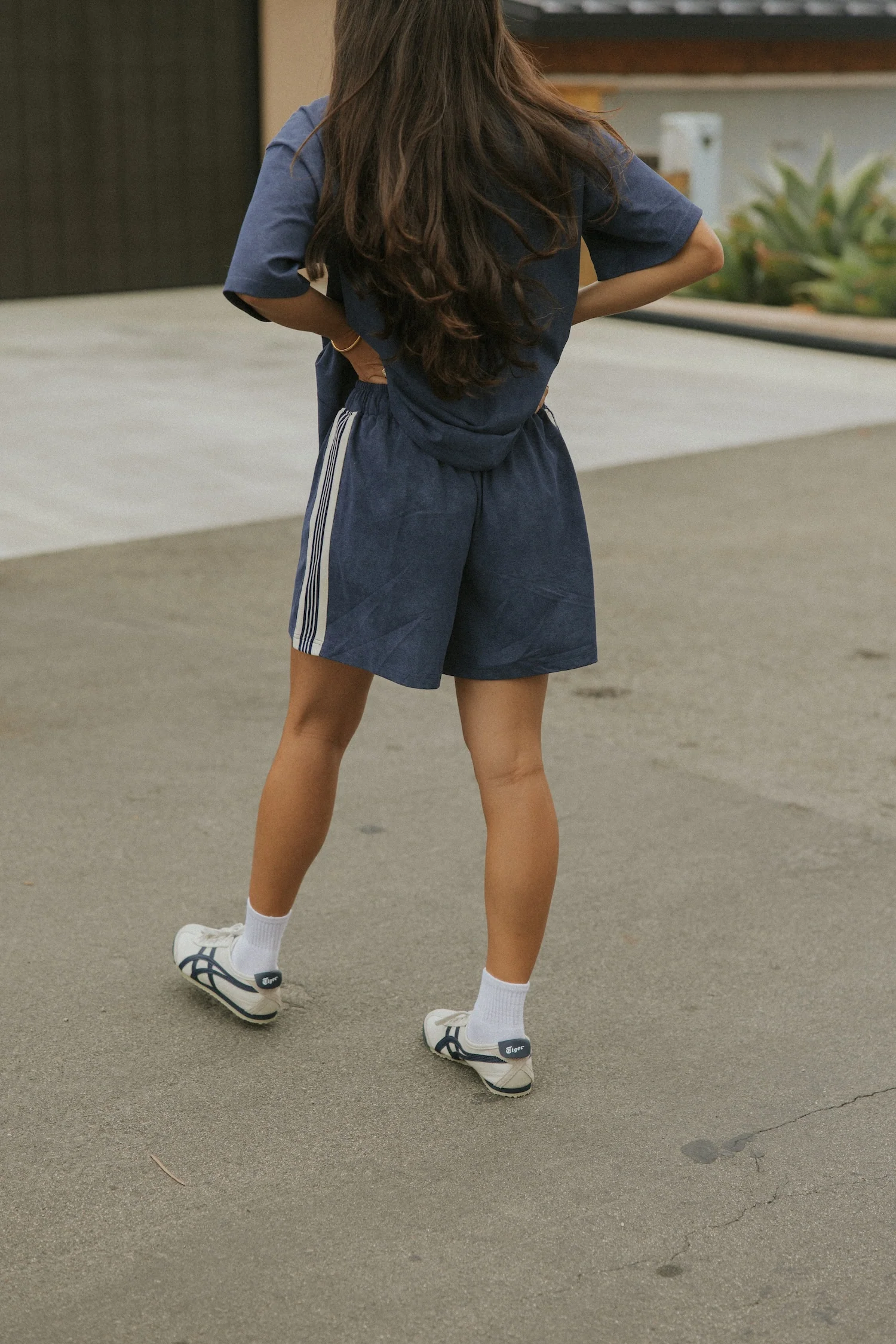 Quinn Track Shorts | Navy - Image 7